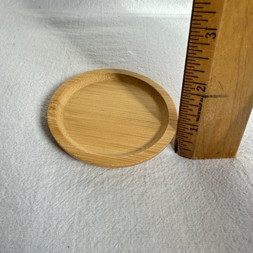 Wooden Bamboo Plant Saucer Drip Tray - Picture 13 of 14